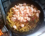 Foto del paso 5 de la receta: Spaghetti, con vegetales y camarones