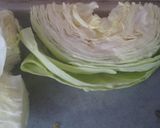 A picture of step 1 of Stuffed Cabbage with Zucchini.