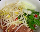A picture of step 8 of Pho (Vietnamese Beef Soup).