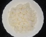 A picture of step 1 of Pakhala bhat.