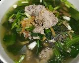 Hình bước làm 3 của món Canh cải bẹ xanh thịt heo xay 🐷🌿