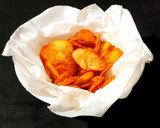 A picture of step 8 of Instant Potato Chips.