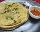 Coriander Garlic Lachha Paratha recipe step 3 photo