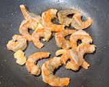 A picture of step 1 of XO Sauce Asparagus with Shrimp and Scallops.