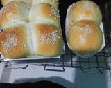 Foto langkah ke 4 dari resep Roti Sobek Original (adonan tanpa ulen, tanpa mixer tanpa margarin).
