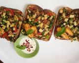 A picture of step 6 of Vegan Bruschetta.