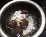 A picture of step 5 of Lychee Chocolate rasgulla.