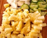 A picture of step 1 of Rojak (Mixed-Fruit Salad) In Sweet & Spicy Peanut Sauce.