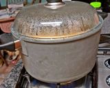 A picture of step 15 of Baked Rice, Chicken and Mushrooms (American biryani).