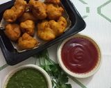 A picture of step 3 of Cauliflower fritters.