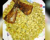 A picture of step 5 of Fried macaroni.