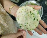 A picture of step 5 of Paneer stuff kachori.