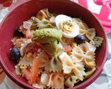 Foto del paso 5 de la receta: Ensalada de pajaritas con guacamole