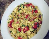 A picture of step 8 of Quinoa Mediterranean Salad.