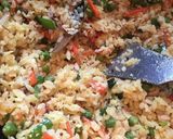 A picture of step 6 of Veggies Poha.