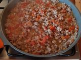 Lasaña de carne y espinacas