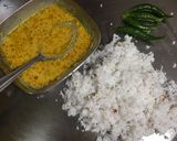 A picture of step 3 of Steamed Mustard Prawns.