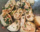 A picture of step 7 of Suji rolls.