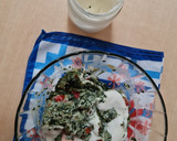 Foto del paso 3 de la receta: Dip de yogur casero a la crema con espinacas 🍶🥬 Untable, salsa, acompañamiento de yogur con espinaca