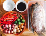 Foto langkah ke 1 dari resep Ikan Gurame Bakar Pedas Nampol Sedap Nian.