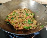 A picture of step 8 of Roasted Green Eggplant Mash or Hare Baingan ka Bharta.