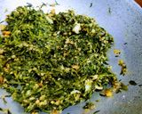 "हरभरा पाल्याची भाजी"(Harbhara Palyachi Bhaji Recipe In Marathi रेसिपी स्टेप 3 फोटो 