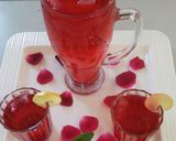 A picture of step 3 of RoohAfza Lemon Cooler.