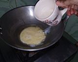 A picture of step 1 of Milky coconut Modak.