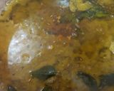 A picture of step 2 of PRAWN CURRY with DRUMSTICKS 😊.