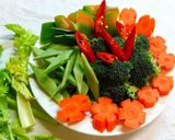 Hình bước làm 1 của món Mì xào giòn chay