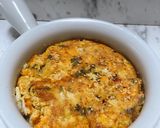 Foto del paso 4 de la receta: Desayuno fácil: Tortilla de huevo con pollo 🌻