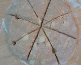 A picture of step 2 of Caramel Apple Scones.