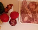 A picture of step 1 of Stewed Goat With Ugali.