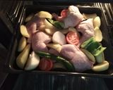 Foto del paso 1 de la receta: Pollo al horno con patatas