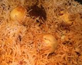 A picture of step 13 of Egg Biryani.