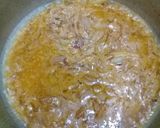 A picture of step 3 of Aloo Matar Gosht.