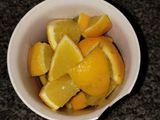 Budín de naranja y avena