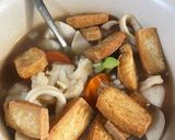 Foto langkah ke 6 dari resep Sapo Tahu Sutra Seafood.