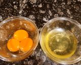 A picture of step 1 of Striped cheese Omelette.
