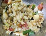 A picture of step 4 of Baingan bhartha.