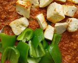 A picture of step 4 of Niramish Paneer.