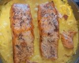 Foto del paso 16 de la receta: Salmón Rosado de Pascua a la Crema de Limón con Brócolis al Vapor