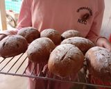 Foto langkah ke 6 dari resep Sourdough double chocolate.