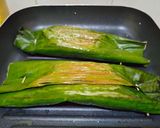Foto langkah ke 7 dari resep Nasi Bakar Suwir Ayam Manis.