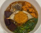 A picture of step 8 of Crab and Shrimp Udon (Banh Canh Tom Cua).