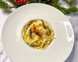 Foto del paso 7 de la receta: Tallarines a la carbonara con alcachofas - Adviento Navidad Cookpad