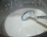 A picture of step 1 of Bread ki rasmalai.