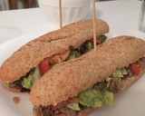Foto del paso 5 de la receta: Sanguche de vacío completo, con papas fritas y huevo frito