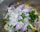 A picture of step 3 of Masala Vada.