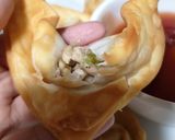 Foto del paso 7 de la receta: Wantán relleno de pollo y salsa de tamarindo 🧧🎐🥠